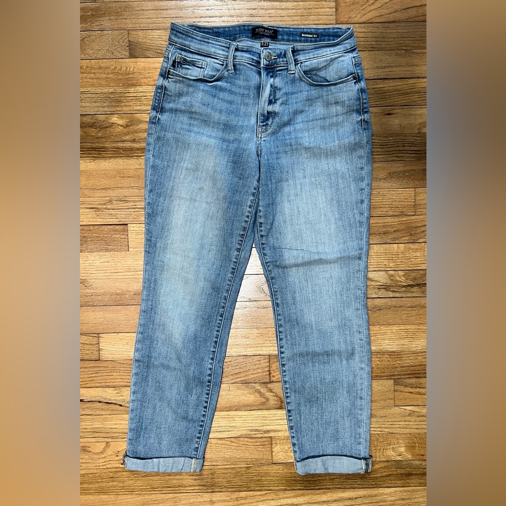 Judy Blue Sky Blue Boyfriend Jeans